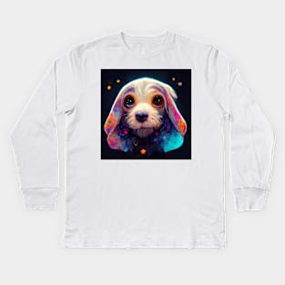 Galactic Dog Kids Long Sleeve T-Shirt